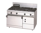 【新品・送料無料・代引不可】マルゼン ガスレンジ　NEWパワークックシリーズ　厨房機器　調理機器　RGR-1275D　W1200*D750*H800(mm)