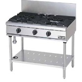 【新品・送料無料・代引不可】マルゼン NEWパワークックガステーブル　厨房機器　調理機器　RGT-0963D　W900*D600*H800(mm)