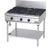 【新品・送料無料・代引不可】マルゼン NEWパワークックガステーブル　厨房機器　調理機器　RGT-0973D　W900*D750*H800(mm)