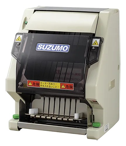【要在庫確認商品】鈴茂 自動安全海苔巻きカッター SVC-ATC 生産能力:細巻き2200本/時 中巻き1100本/時 太巻き550本/時　6貫切り刃枠付き