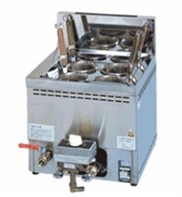 【送料無料・代引不可】卓上型ガスゆで麺器　厨房機器　調理機器　TCU-4445X　W440*D550*H400(mm)