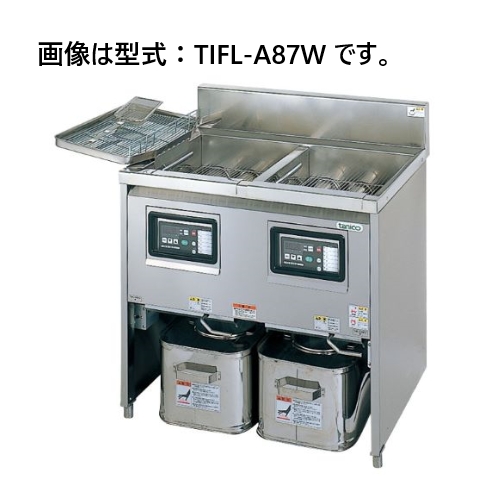 タニコー IHフライヤー TIFL-A87W 18L×18L 間口870×奥行600×高さ850