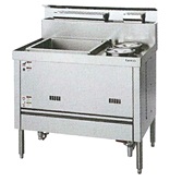 【受注生産品・送料無料・代引不可】タニコー　湯がき槽付湯煎器　TYU-90　W900×D600×H800(mm)